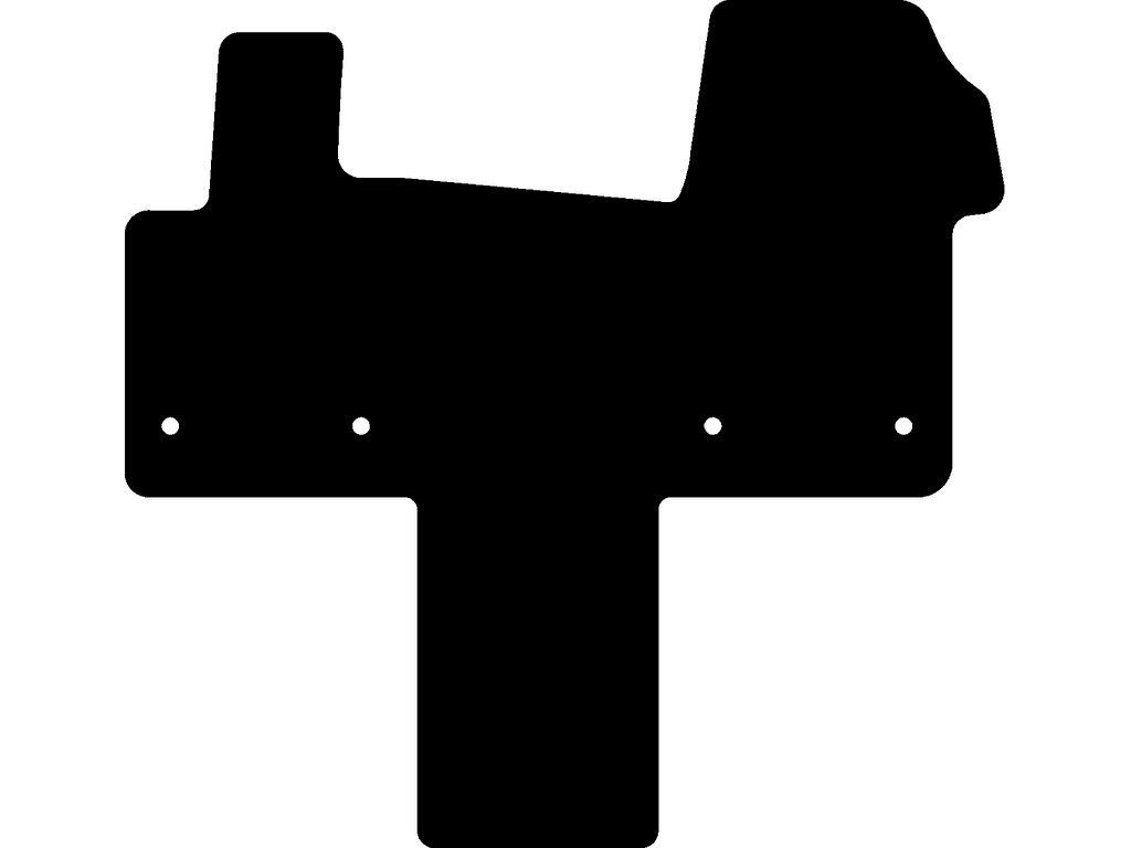 Foran | Uten skinne mellom forsetene