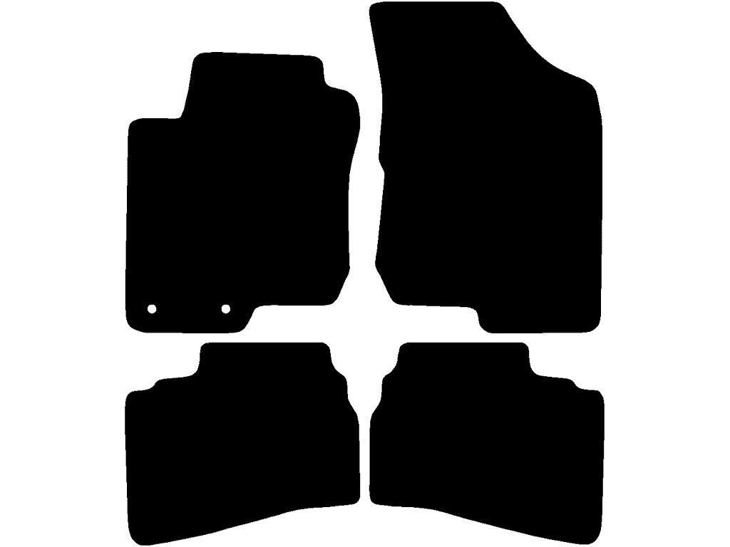 5-dørs | Avstand festepunkter (fører) 16,3 cm | Passasjerside uten feste