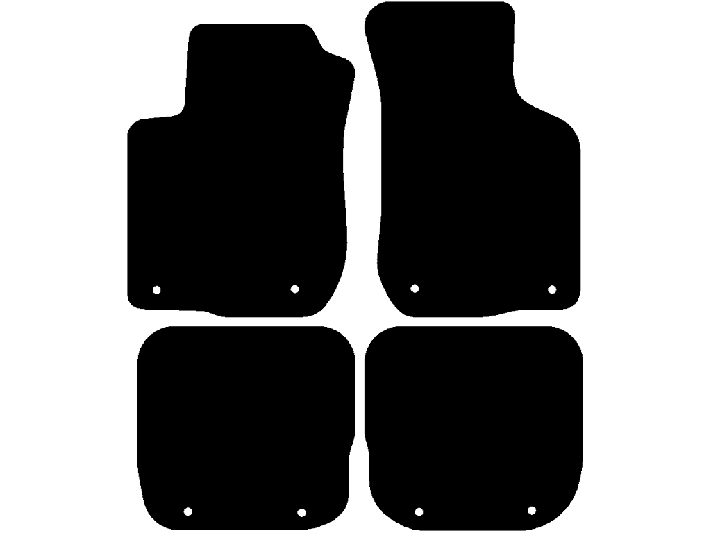 Med feste på bakmattene | Festesystem: Matteklips | Variant 3