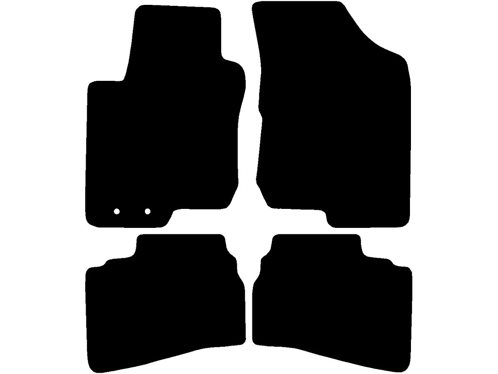 5-dørs | Avstand festepunkter (fører) 10 cm | Passasjerside uten feste