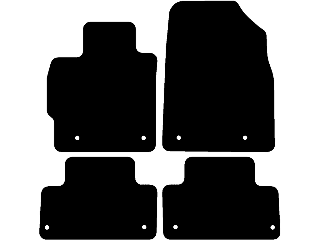 Avstand festepunkter (bijrijder) 29 cm