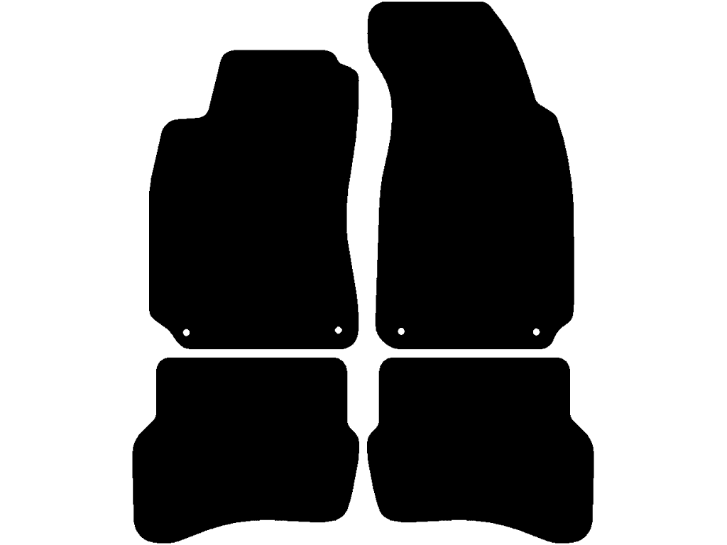 Sedan / Variant | Uten feste på bakmattene | Festesystem: Matteklips