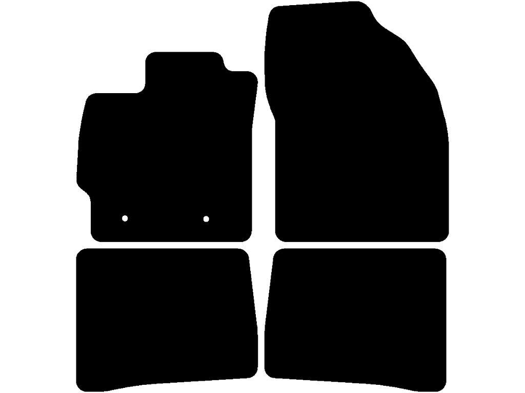 Avstand festepunkter (fører) 24 cm