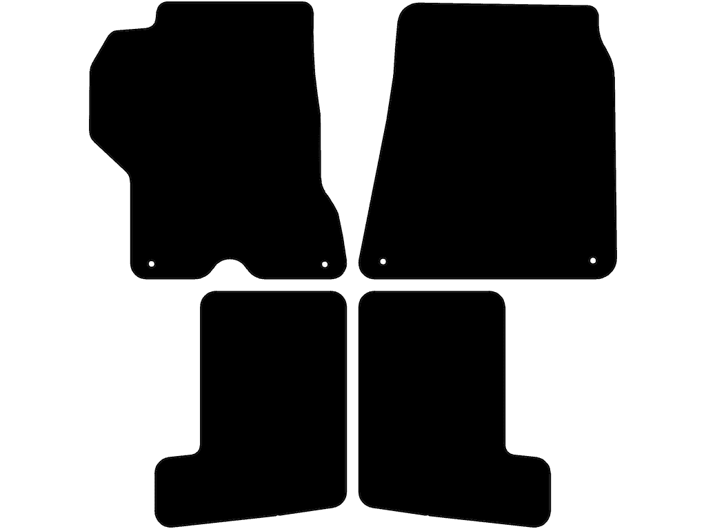 Brandstof/kofferbak knop op de vloer | Festesystem: Trykknapp