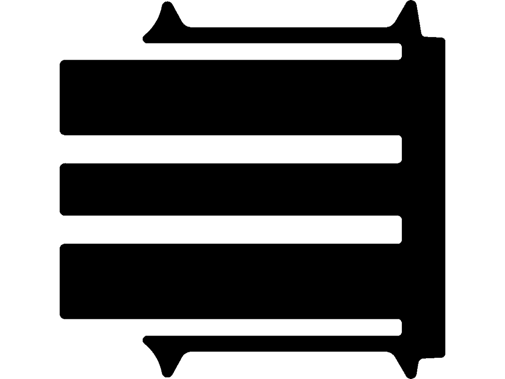 Achter | 6 rails | Doble skyvedør