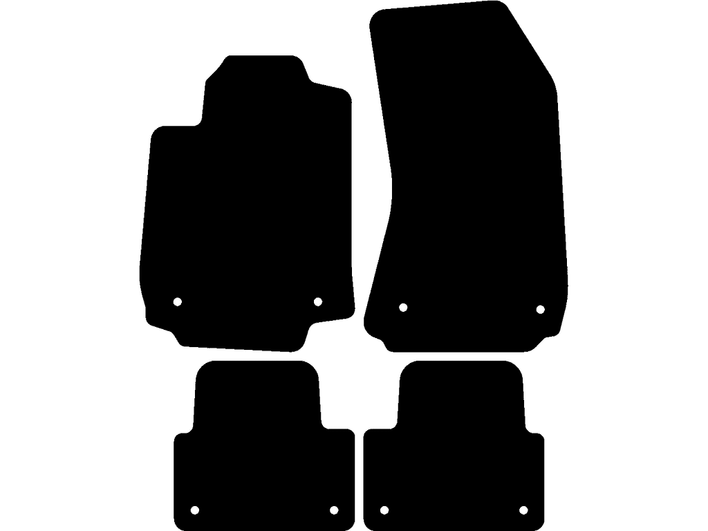 Med feste på bakmattene