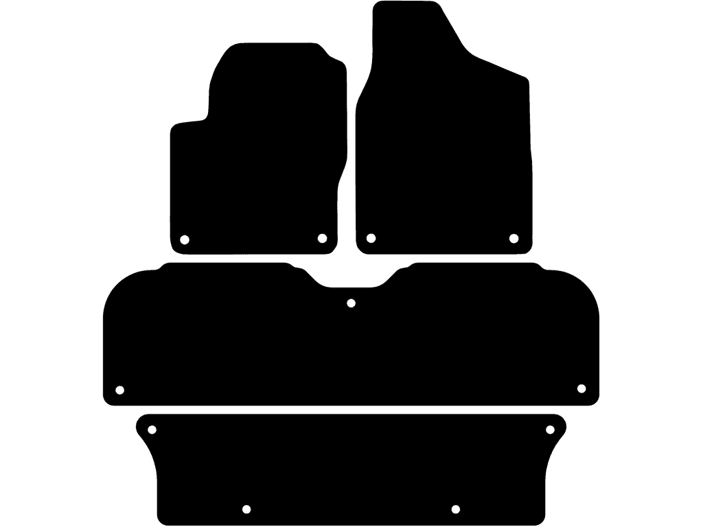 Med feste på bakmattene