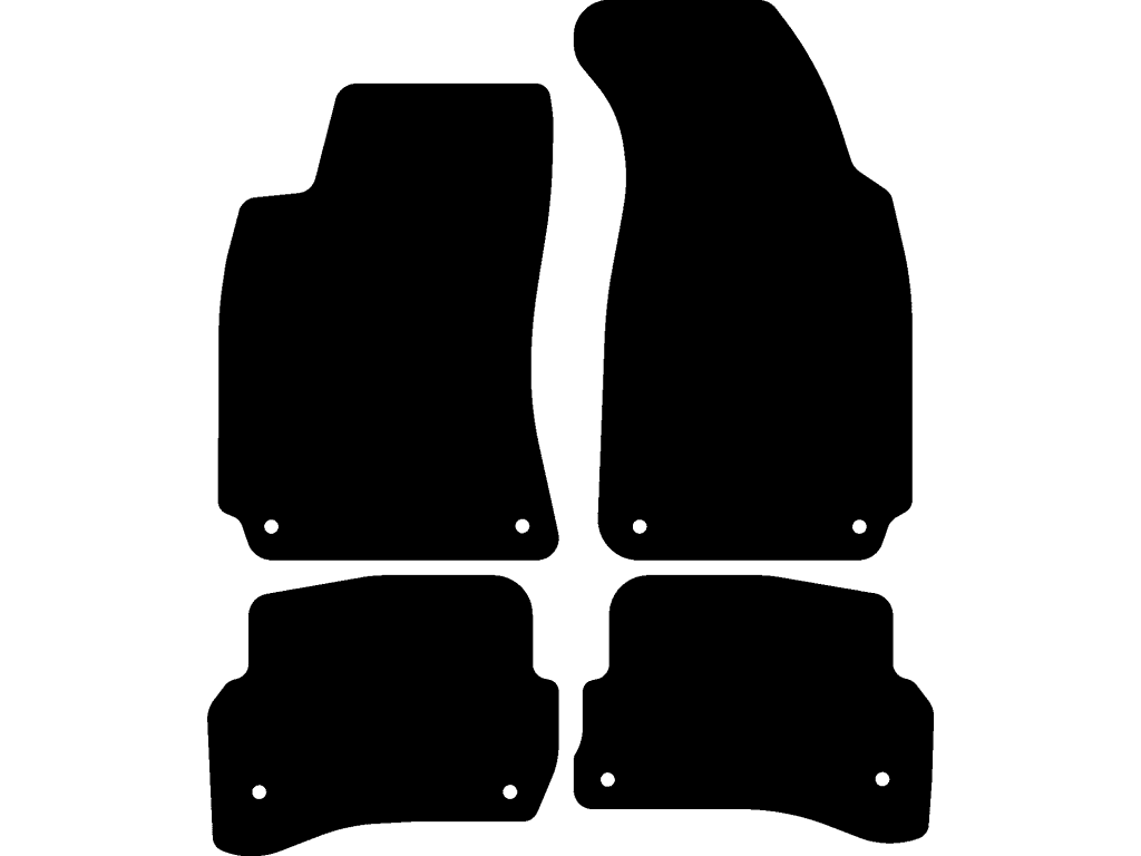 Sedan / Variant | Med feste på bakmattene