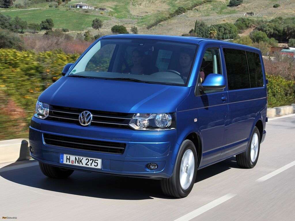 Bilmatter til Volkswagen Transporter T5 Caravelle 2003 - 2015