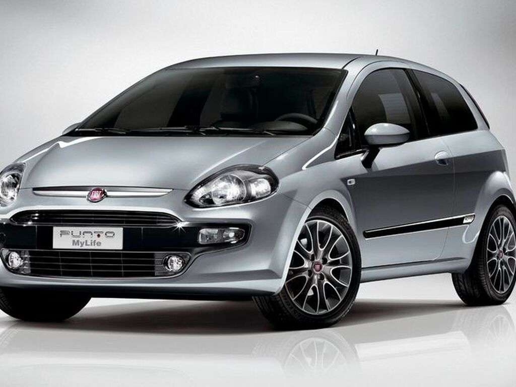 Bagasjeromsmatte til Fiat Punto EVO 2009 - 2012
