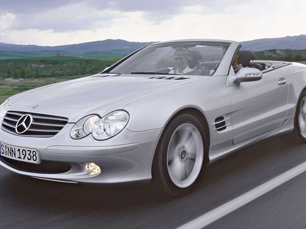 Bagasjeromsmatte til Mercedes SL R230 2001 - 2012