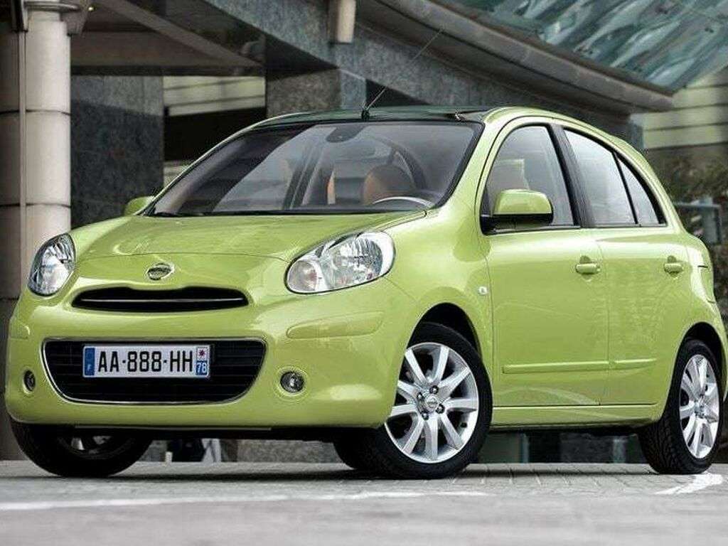 Bagasjeromsmatte til Nissan Micra 2011 - 2013