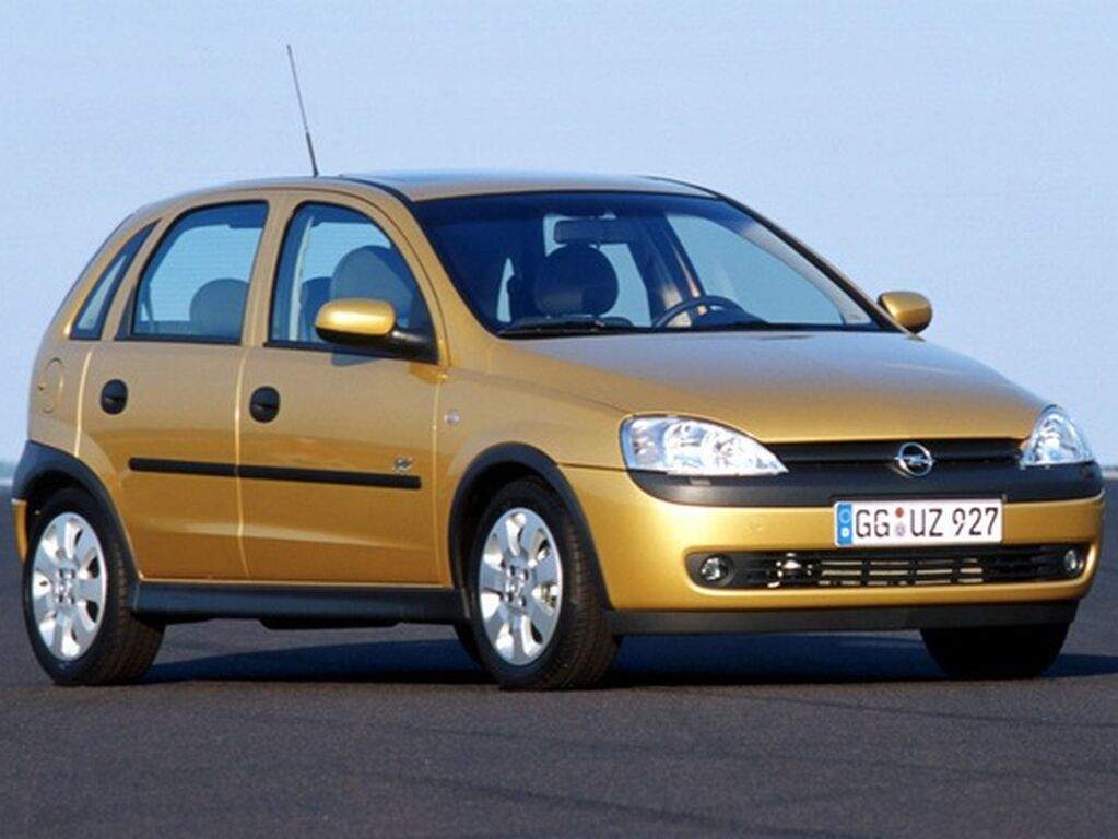 Bagasjeromsmatte til Opel Corsa C 2000 - 2006