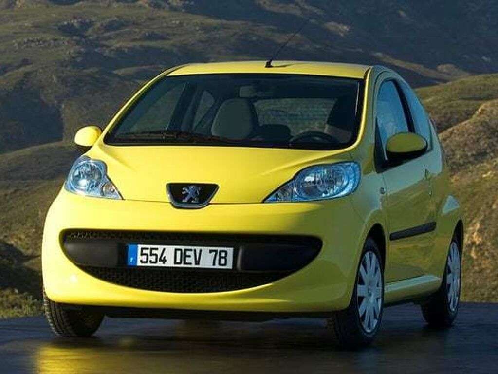 Bagasjeromsmatte til Peugeot 107 2005 - 2009