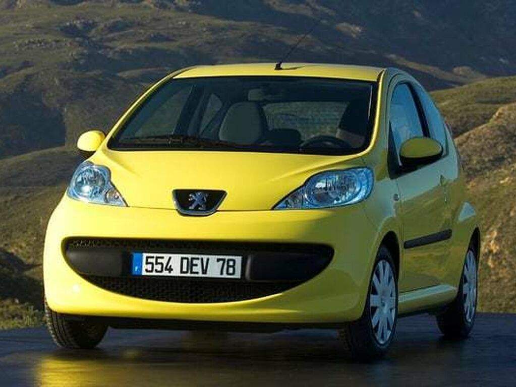 Bagasjeromsmatte til Peugeot 107 2005 - 2009