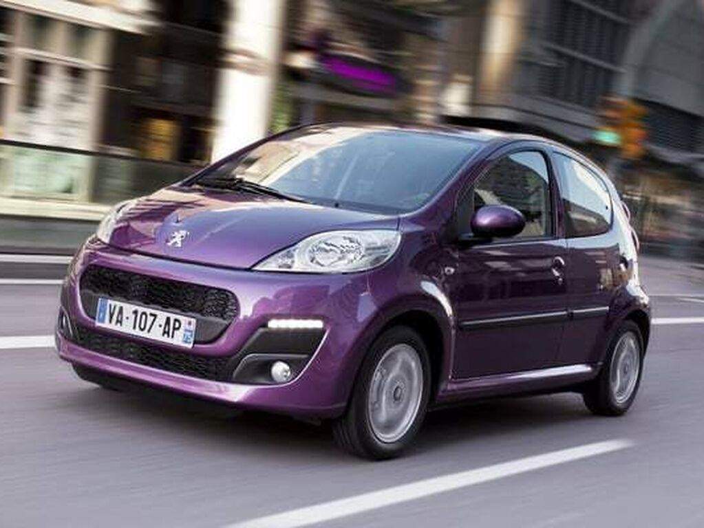 Bagasjeromsmatte til Peugeot 107 2009 - 2014