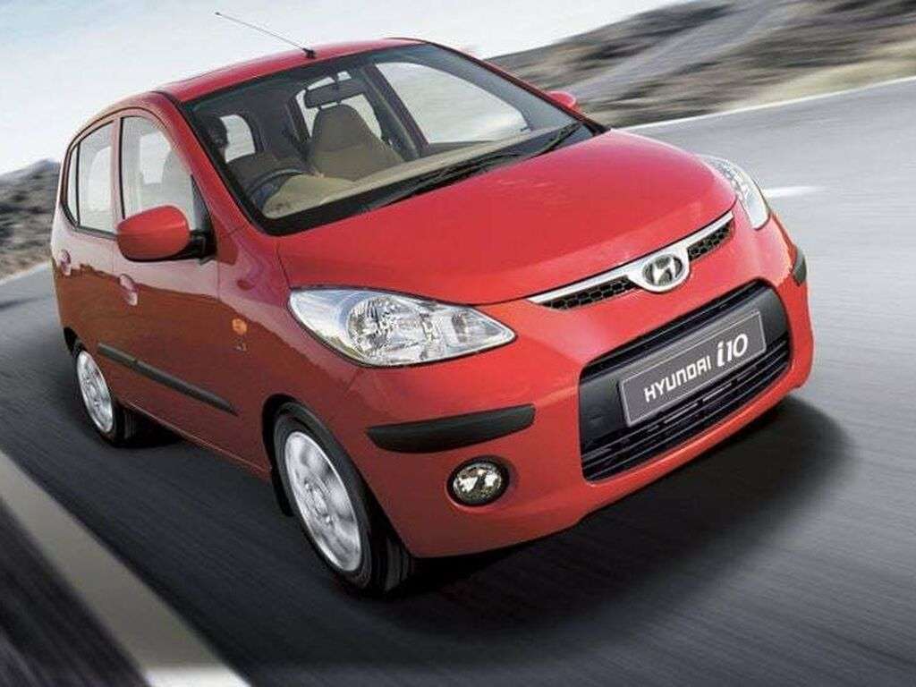 Bagasjeromsmatte til Hyundai i10 2008 - 2011